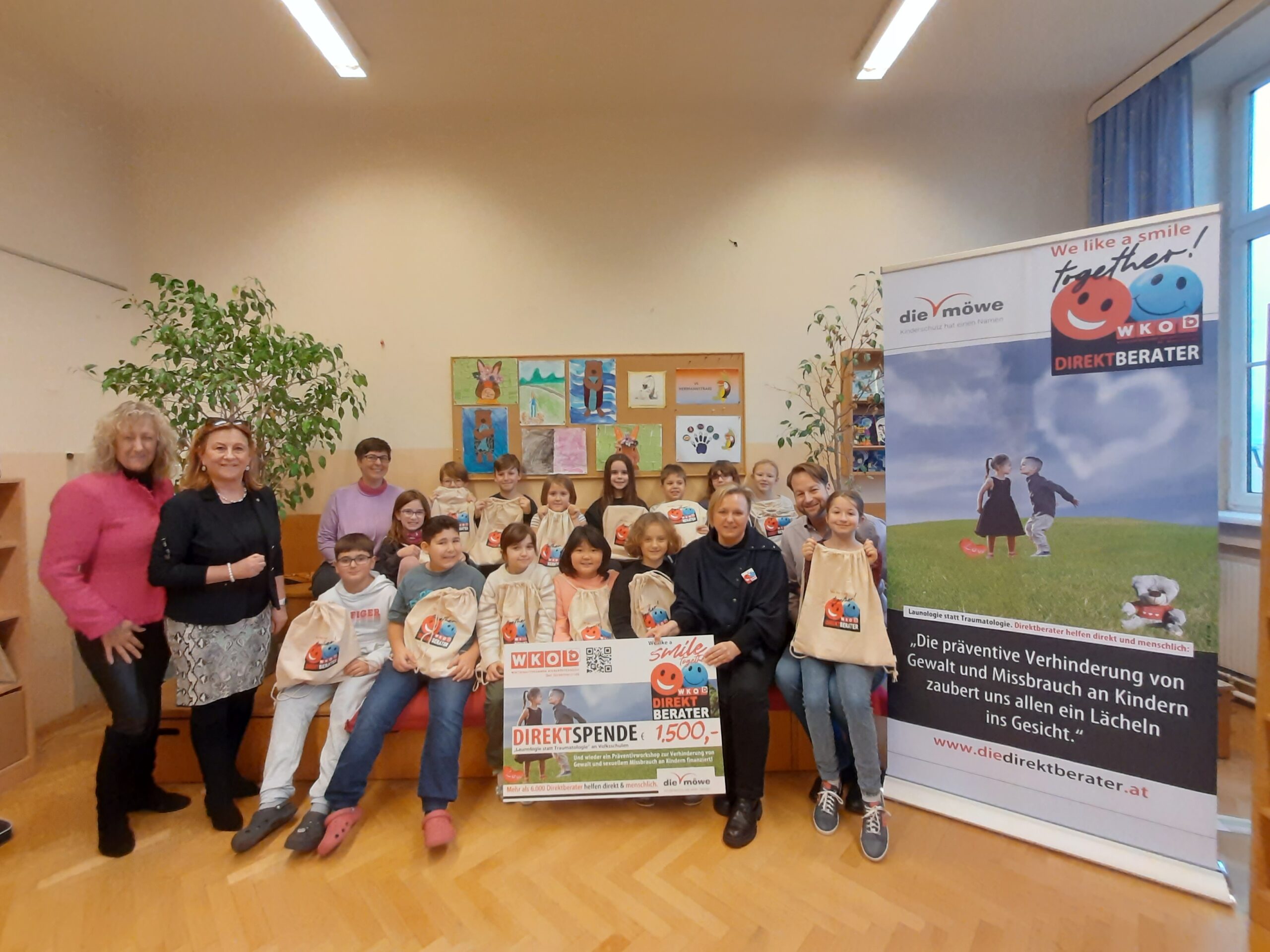 Scheckübergabe – Projekt Möwe