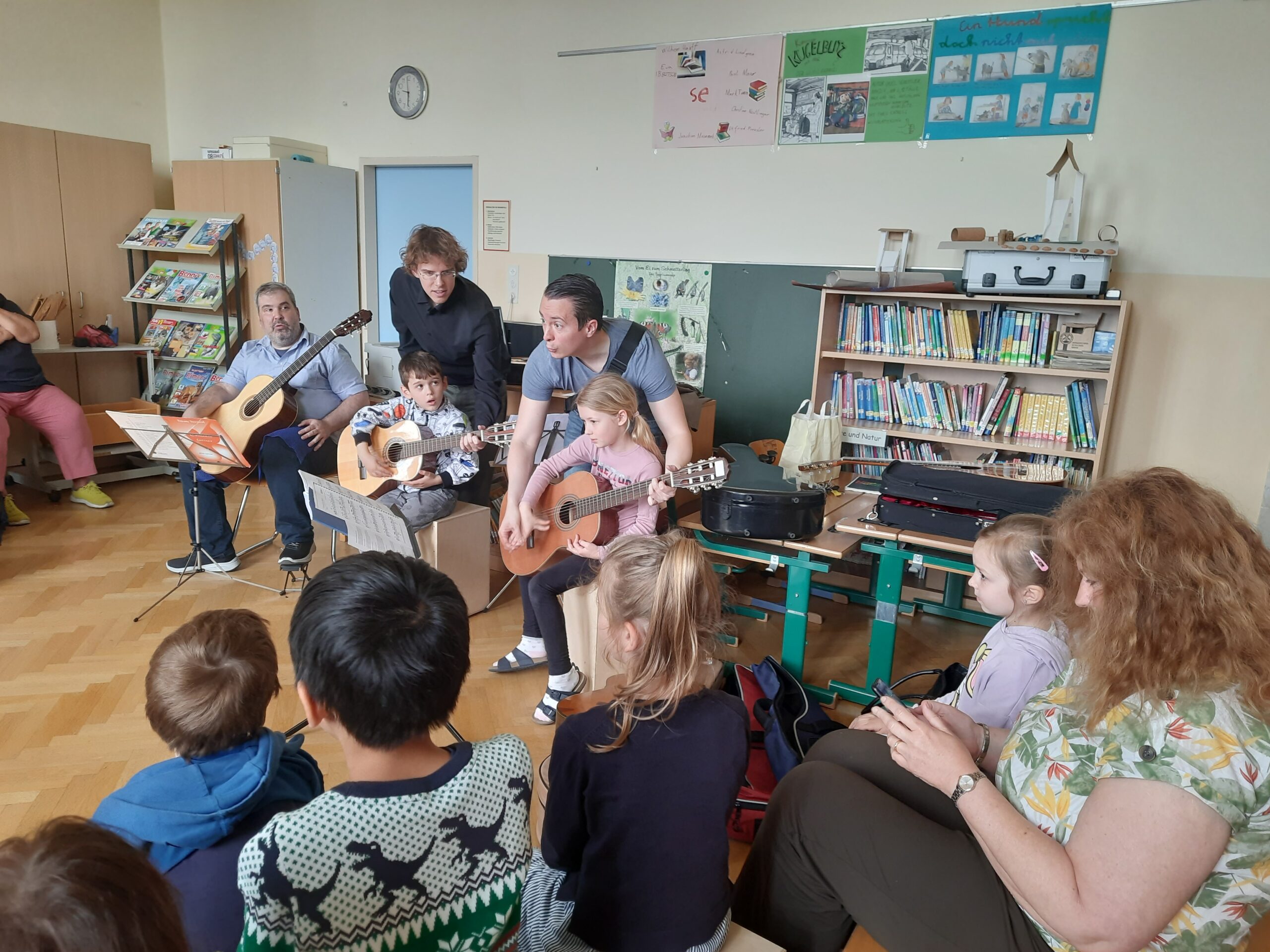 Musiker zu Besuch