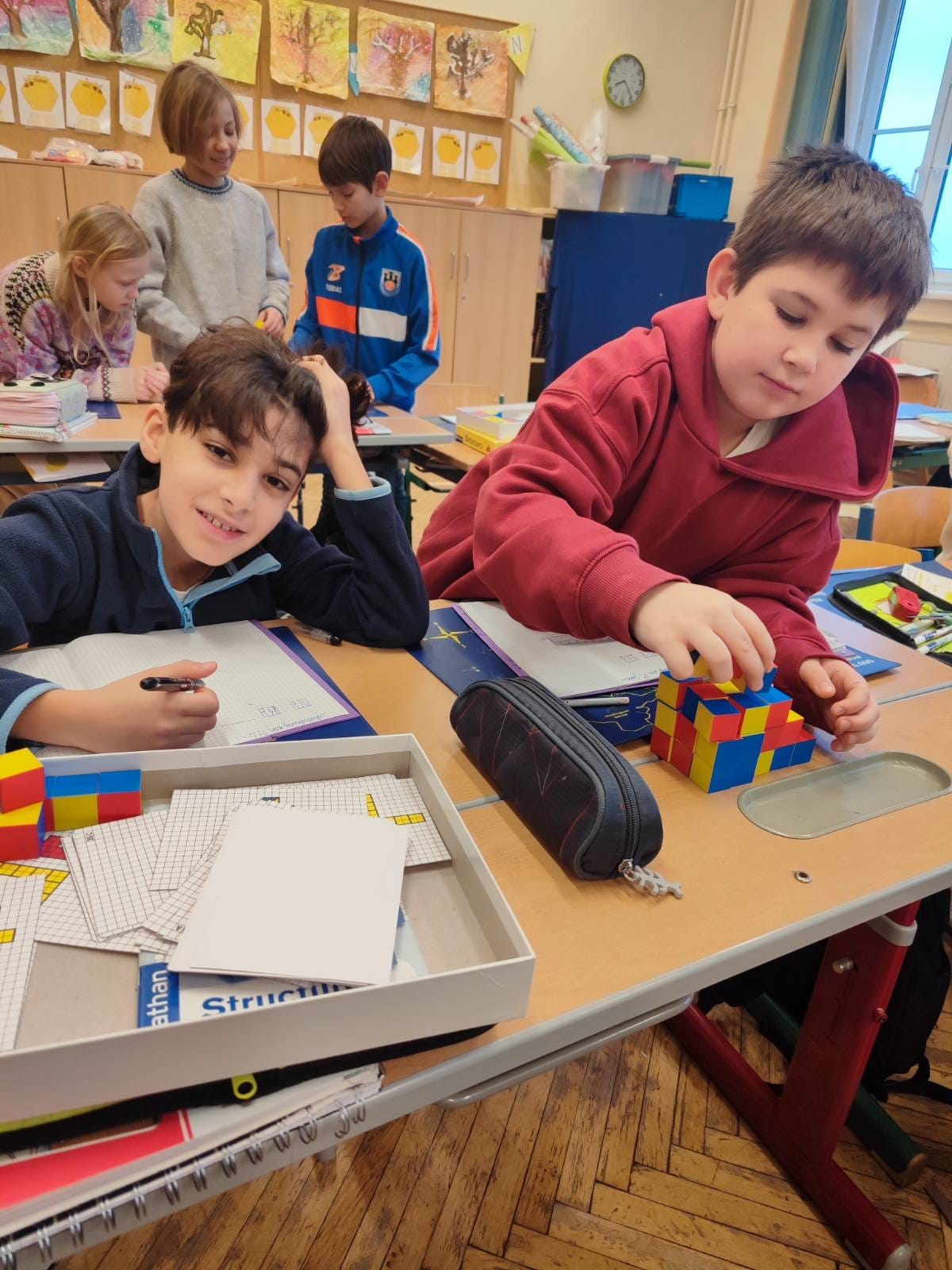 Mathematik zum Angreifen in der 4b