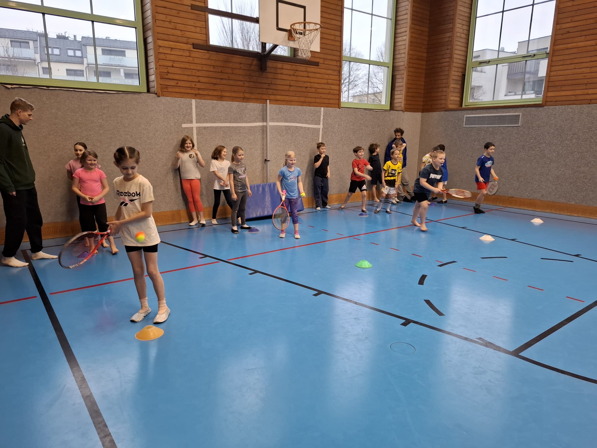 Tennis-Schnuppertraining für unsere Schülerinnen und Schüler
