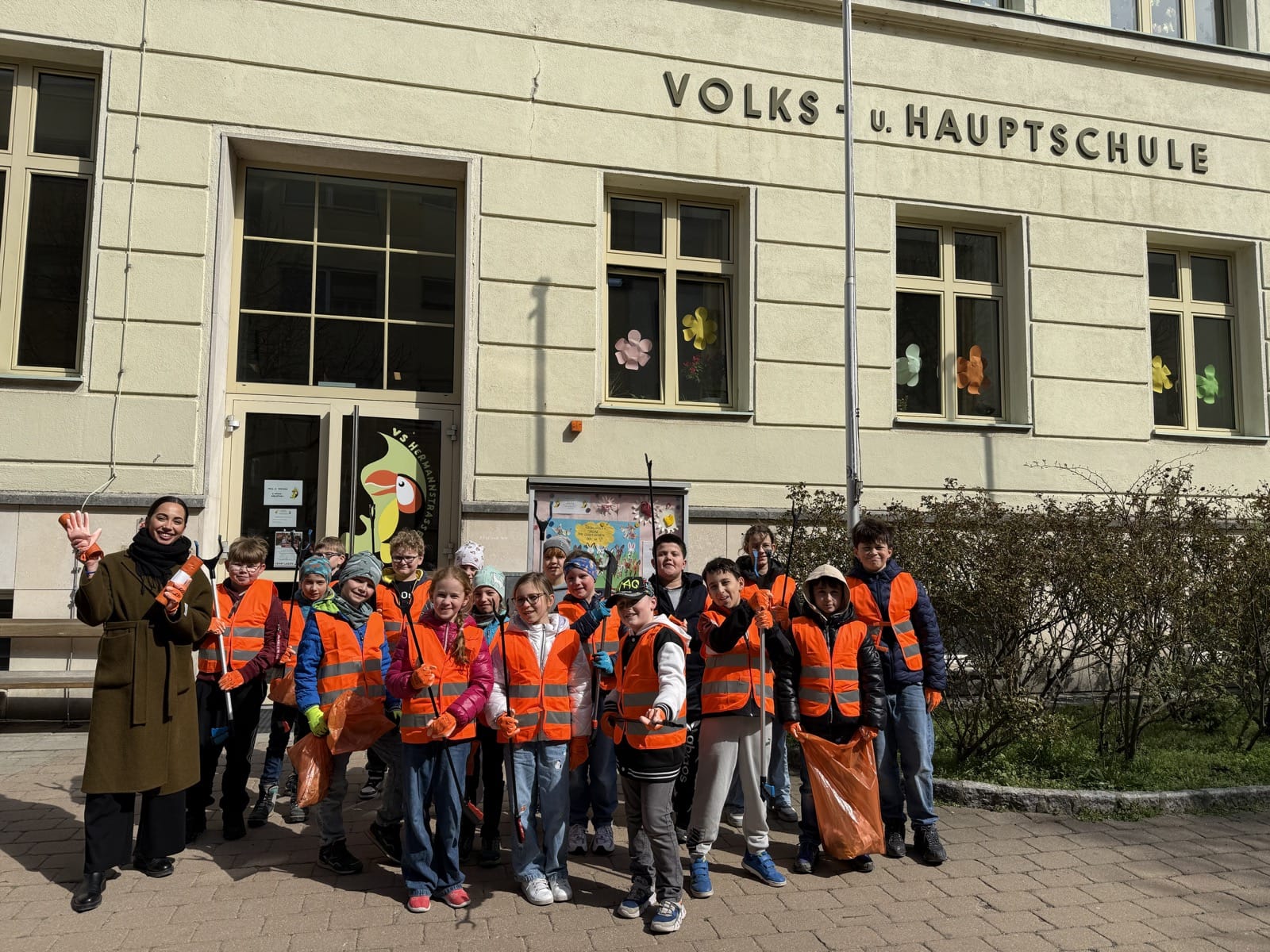 Müllsammelaktion der 3a